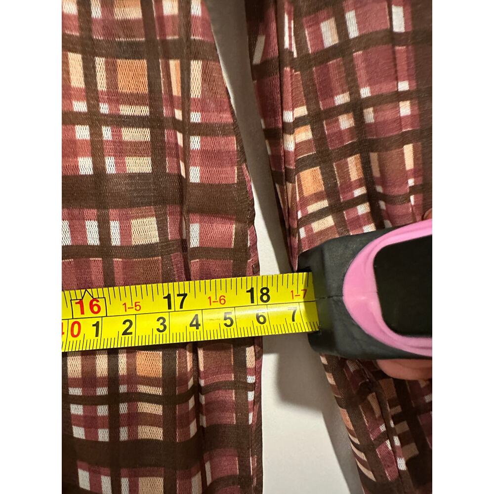 NWT Atoir Lara Worthington REVOLVE Fest Mesh Sheer Pink Brown 006 Mini XS Dress - Picture 8 of 12